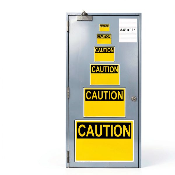 ComplianceSigns.com 24V DC Label Decal 4x1in 10-Pack Vinyl Pipe-4