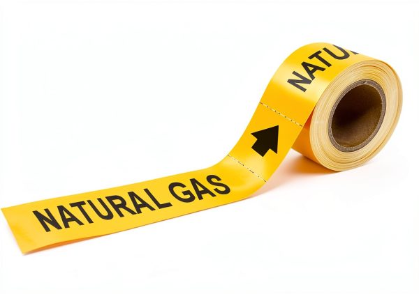 Brady 20449 Pipe Markers B736 1" H x 8" W Black on Yellow-0