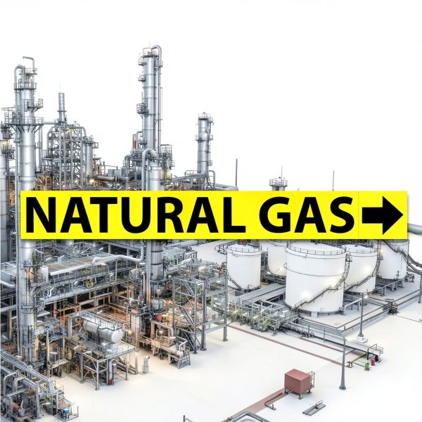 (10 Pack) Natural Gas Pipe Labels Stickers With Arrows, 1” x 8” Self Sticking 6mil PVC Natural Gas Pipe Markers for Pipes, Inspections, Detector, Regulator and Heaters-2
